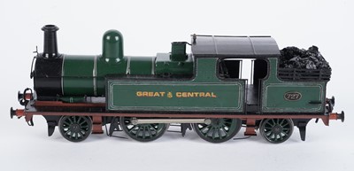 Lot 175 - A metal kit-built 0-gauge 2-4-2 locomotive