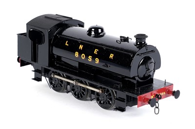 Lot 177 - A metal kit-built 0-gauge 0-6-0 tank locomotive