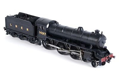 Lot 187 - A metal kit-built 0-gauge 4-6-0 locomotive and six-wheel tender