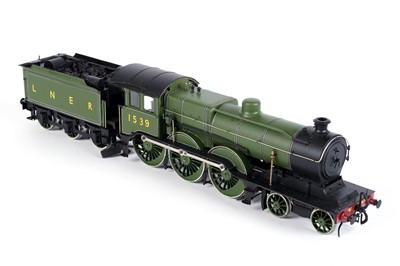 Lot 191 - A metal kit-built 0-gauge 4-6-0 locomotive and six-wheel tender