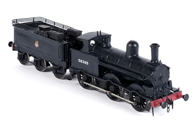 Lot 197 - A metal kit-built 0-gauge 0-6-0 locomotive and six-wheel tender