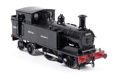 Lot 200 - A metal kit-built 0-gauge 0-4-4 locomotive and six-wheel tender