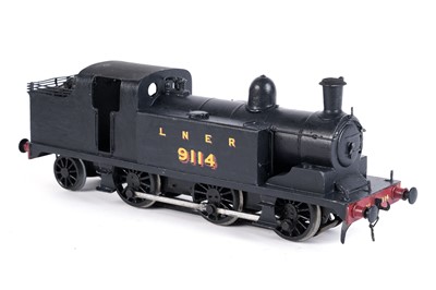 Lot 208 - A metal kit-built 0-gauge 0-6-2 tank locomotive