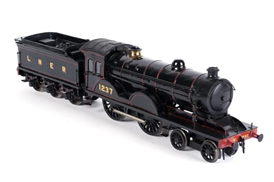 Lot 213 - A metal kit-built 0-gauge 4-4-0 locomotive and six-wheel tender