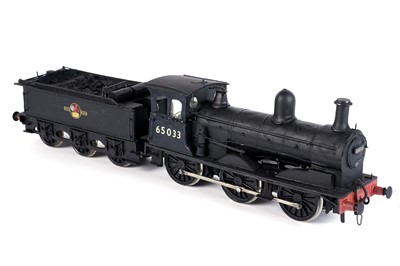 Lot 215 - A metal kit-built 0-gauge 0-6-0 locomotive and six-wheel tender