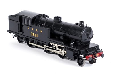 Lot 220 - A metal kit-built 0-gauge 2-6-2 tank locomotive