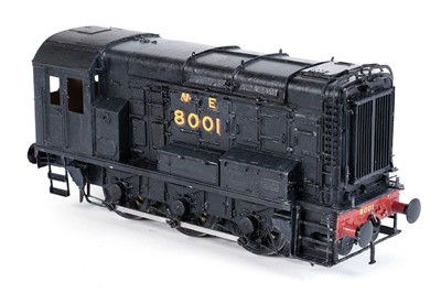 Lot 222 - A metal kit-built 0-gauge 0-6-0 diesel shunter