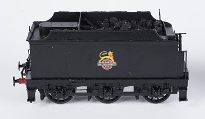 Lot 224 - A metal kit-built 0-gauge 2-8-0 locomotive and six-wheel tender