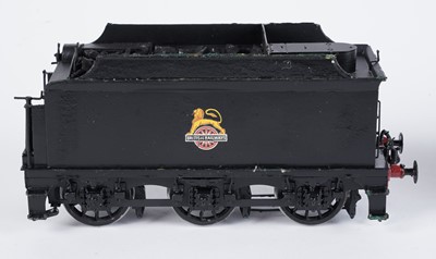 Lot 224 - A metal kit-built 0-gauge 2-8-0 locomotive and six-wheel tender