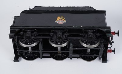 Lot 224 - A metal kit-built 0-gauge 2-8-0 locomotive and six-wheel tender