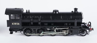 Lot 224 - A metal kit-built 0-gauge 2-8-0 locomotive and six-wheel tender