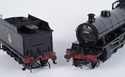 Lot 224 - A metal kit-built 0-gauge 2-8-0 locomotive and six-wheel tender
