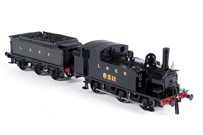 Lot 230 - A metal kit-built 0-gauge 0-6-0 locomotive and tender