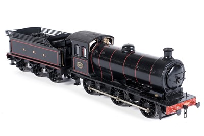 Lot 235 - A metal kit-built 0-gauge 0-6-0 locomotive and six-wheel tender