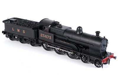 Lot 245 - A metal kit-built 0-gauge 4-6-0 locomotive and six-wheel tender