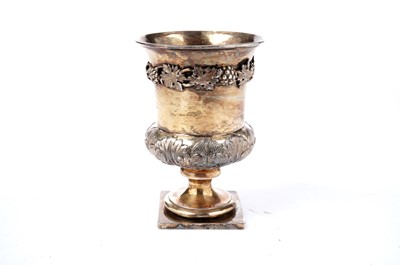 Lot 1520 - A late George III goblet