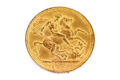 Lot 640 - A Queen Victoria gold sovereign 1893