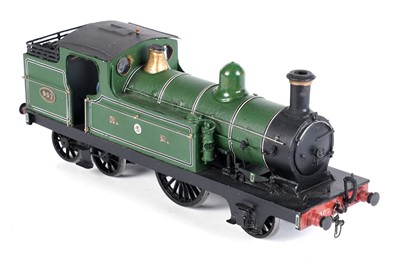 Lot 247 - A metal kit-built 0-gauge 2-2-4 tank locomotive