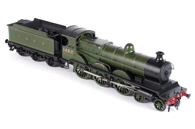 Lot 253 - A metal kit-built 0-gauge 4-6-0 locomotive and six-wheel tender