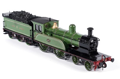 Lot 261 - A metal kit-built 0-gauge 4-4-0 locomotive and six-wheel tender