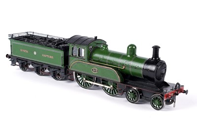 Lot 264 - A metal kit-built 0-gauge 4-4-0 locomotive and six-wheel tender