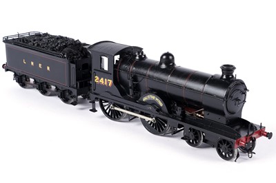 Lot 272 - A metal kit-built 0-gauge 4-4-0 locomotive and six-wheel tender