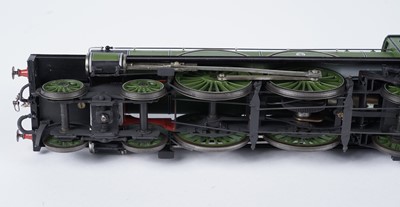 Lot 273 - A metal kit-built 0-gauge 4-4-0 locomotive and six-wheel tender