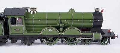 Lot 273 - A metal kit-built 0-gauge 4-4-0 locomotive and six-wheel tender