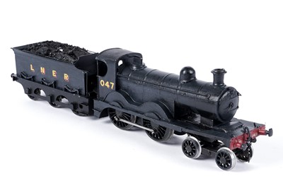 Lot 275 - A metal kit-built 0-gauge 4-4-0 locomotive and six-wheel tender