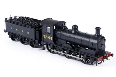 Lot 283 - A metal kit-built 0-gauge 0-60 locomotive and six-wheel tender