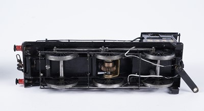 Lot 283 - A metal kit-built 0-gauge 0-60 locomotive and six-wheel tender
