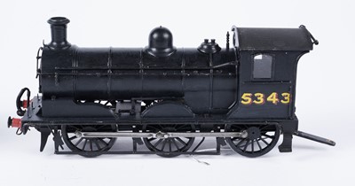 Lot 283 - A metal kit-built 0-gauge 0-60 locomotive and six-wheel tender
