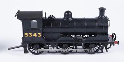 Lot 283 - A metal kit-built 0-gauge 0-60 locomotive and six-wheel tender
