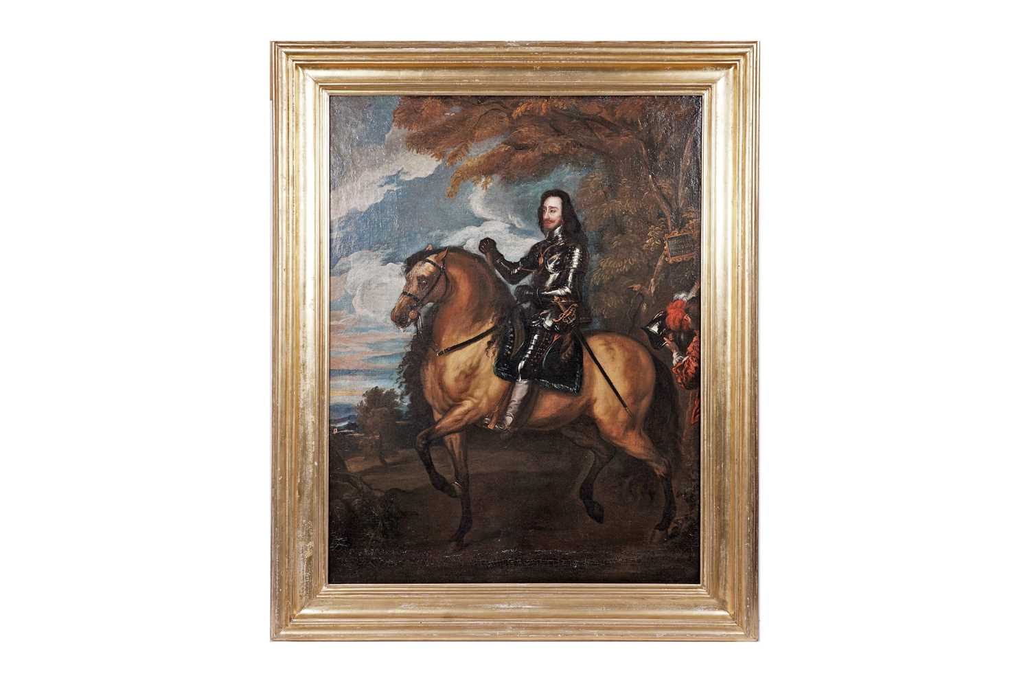 Lot 98 - After Sir Anthony van Dyck - Equestrian Portrait of Charles I | oil