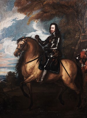 Lot 98 - After Sir Anthony van Dyck - Equestrian Portrait of Charles I | oil