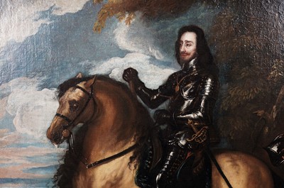 Lot 98 - After Sir Anthony van Dyck - Equestrian Portrait of Charles I | oil