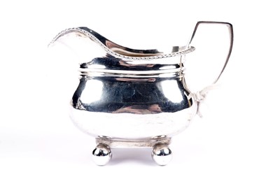 Lot 771 - A Victorian silver cream jug, by Holland, Son & Slater