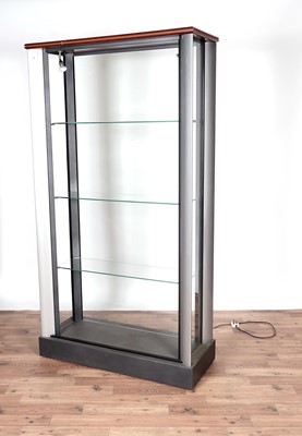 Lot 38 - Two modern shop display cabinets