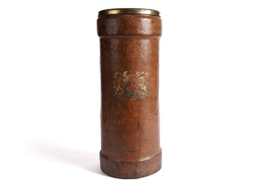 Lot 430A - Leather shell carrying case