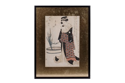 Lot 430 - An early 19th Century Japanese woodblock print