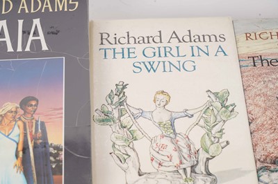 Lot 56 - A collection of Richard Adams novels, most first editions and signed