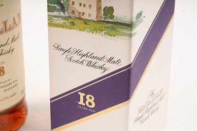 Lot 155 - A bottle of The Macallan 18 Years Old Single Highland Malt Scotch Whisky