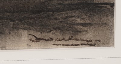 Lot 1640 - Frank Wasley - A pair of marine views | charcoal on paper