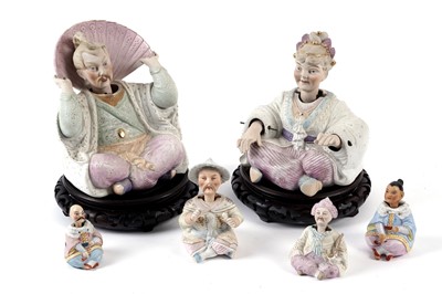 Lot 153 - A collection of German bisque figures