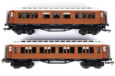 Lot 308 - Two AS France 0-gauge carriages