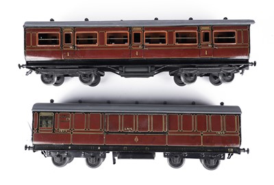 Lot 309 - A Bassett-Lowke 0-gauge mail coach; and another