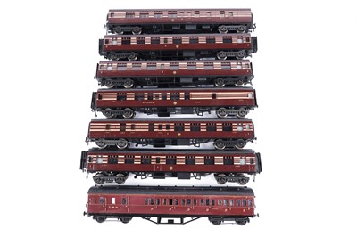 Lot 327 - Seven 0-gauge passenger carriages