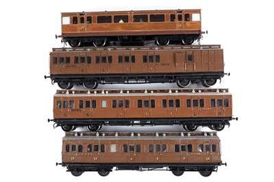 Lot 334 - Four 0-gauge passenger carriages