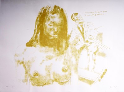 Lot 1022 - Jean le Gac - The Meaning | limited edition lithograph