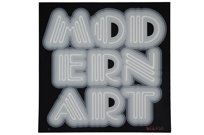 Lot 1031 - Ben Eine - Modern Art - Grey | limited edition screenprint